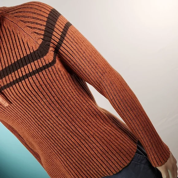 Carbon Individual Style Quarter Zip Sweater Size M
